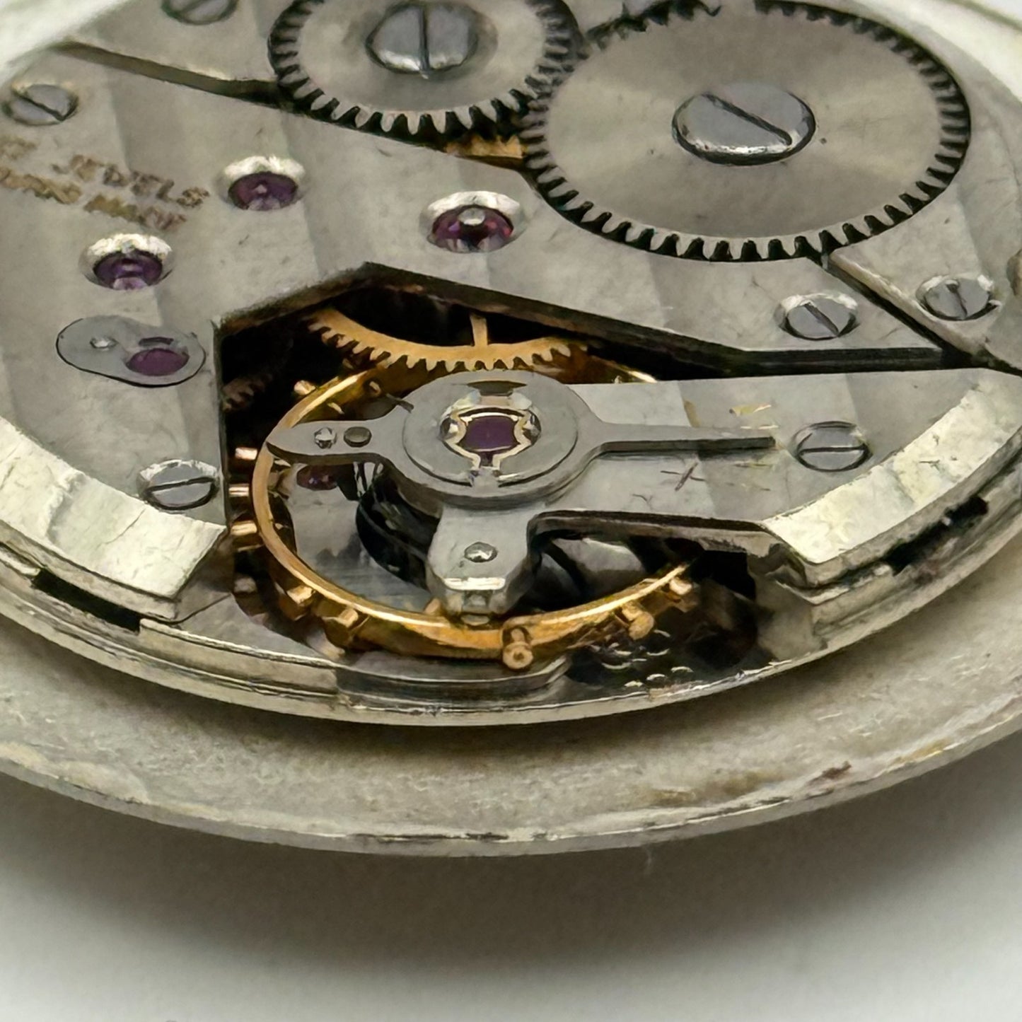 Garrard ETA 900 Watch Movement Manual Wind Vintage Swiss Parts Repair 23.6mm