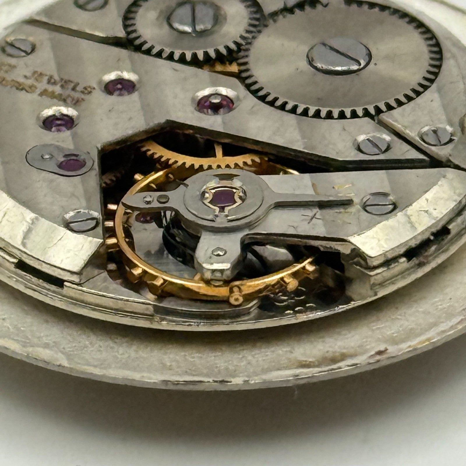 Garrard ETA 900 Watch Movement Manual Wind Vintage Swiss Parts Repair 23.6mm
