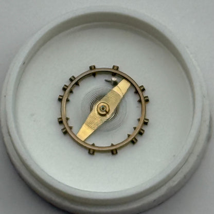 Derby 40 Balance Wheel Complete And Spring  8¾’’’102 M Watch Movement Parts NOS