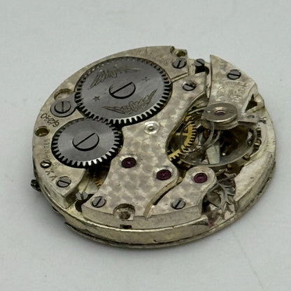 22mm Peseux Rotary 6/240 Swiss 15 Jewels Manual Wind Watch Movement PARTS SPARES