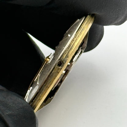 FHF 909 Automatic Watch Movement Garrard Date 25 Jewels Vintage Parts 31.8mm