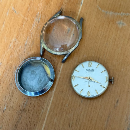 34mm Allenby Helsa Finest Mainspring Brevete 314705 Vintage Manual Watch PARTS