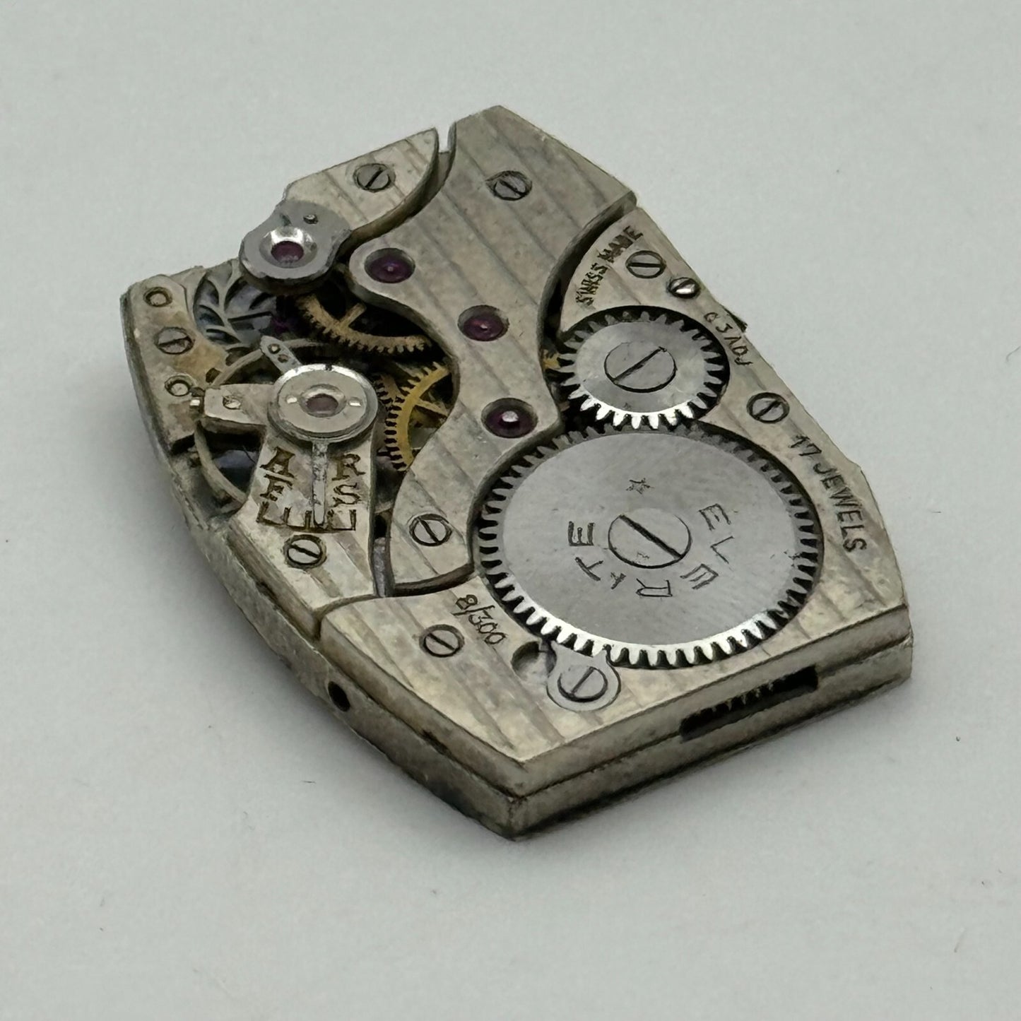 19.5mm Everite Peseux 110 Manual Wind Watch Movement Vintage Swiss PARTS SPARES