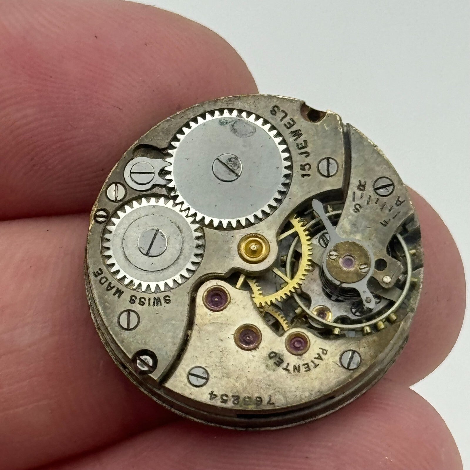 Cyma J W Benson Ref. 030 Manual Wind Watch Movement Swiss PARTS SPARES 23.6mm 