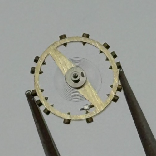 ETA 2410 Balance Wheel Complete And Spring 6 3/4’’’ 1059 M Watch Movement Parts