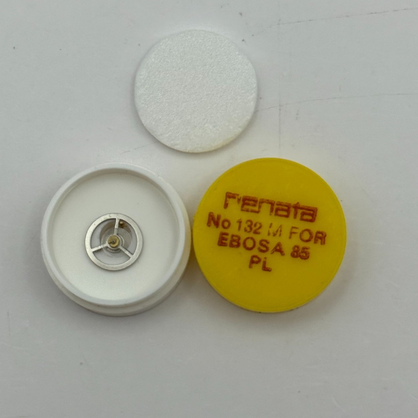 Ebosa 85 Balance Wheel Complete And Spring  132 M Watch Movement Parts  NOS