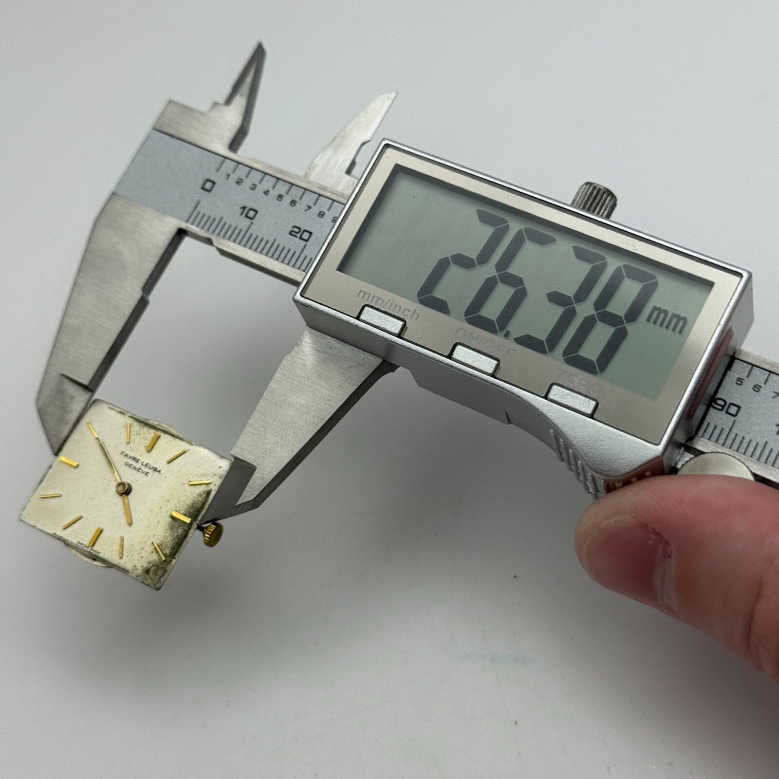 21.9mm Running Vintage Zodiac Cal 52 Favre Leuba Watch Movement PARTS REPAIR