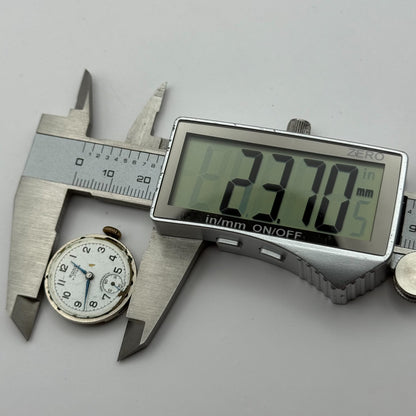 FHF 70 Watch Movement Rone Fifteen 1046 Manual Wind Vintage Parts Repair 23.7mm