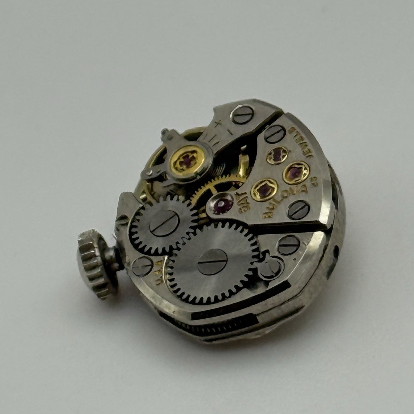 13.1mm Vintage Ladies Bulova 5AT Manual Wind Swiss Watch Movement PARTS REPAIR