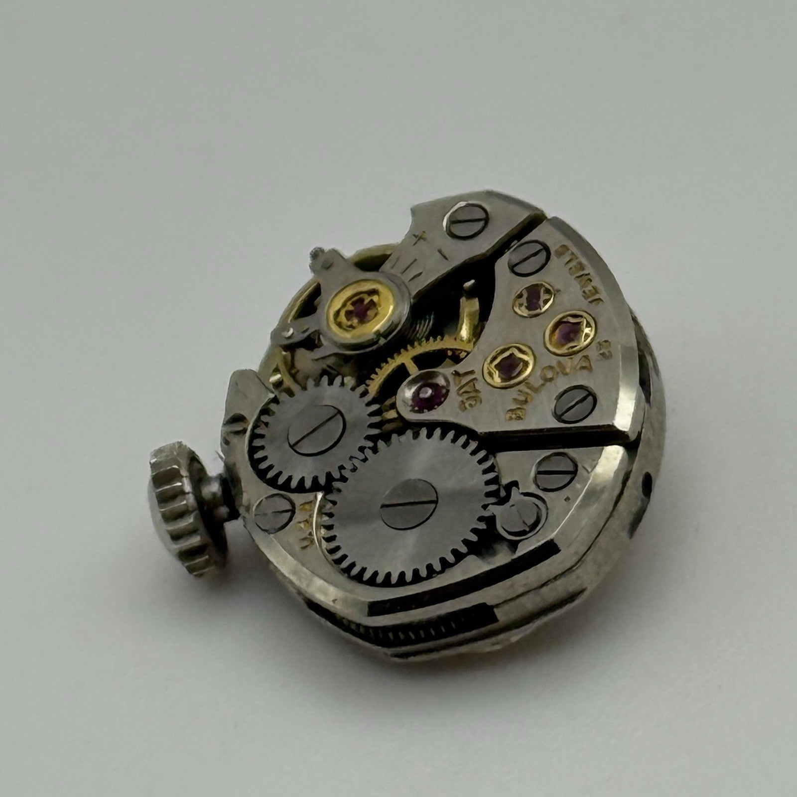 13.1mm Vintage Ladies Bulova 5AT Manual Wind Swiss Watch Movement PARTS REPAIR