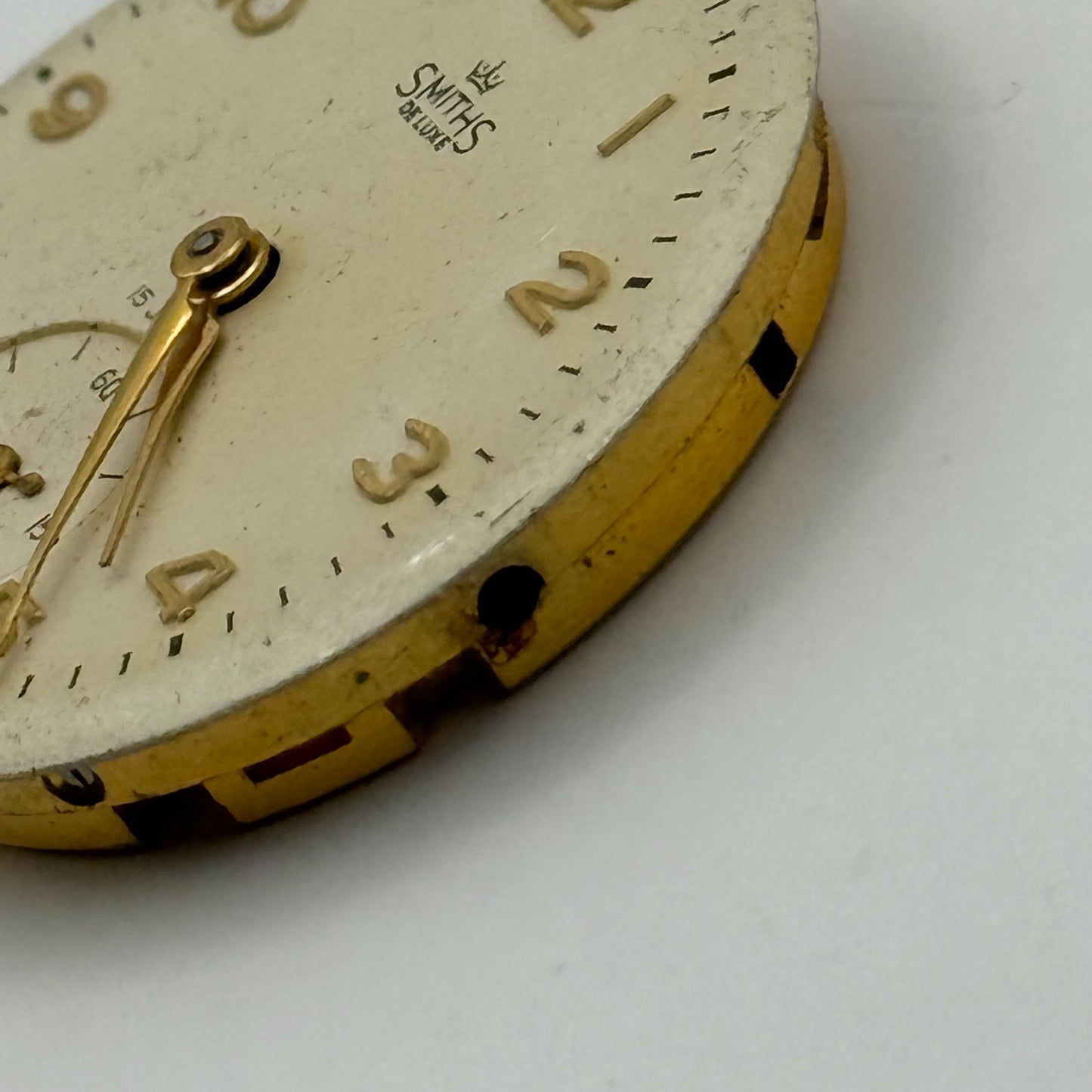 Smiths De Luxe C456354 Watch Movement Manual Wind Vintage Parts Repair 28.8mm