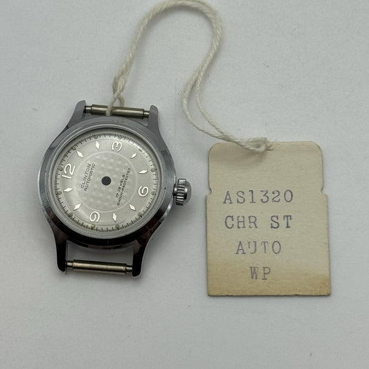 24.5mm New Old Stock AS1320 Clinton Automatic Watch Case & Dial Unused CHR ST