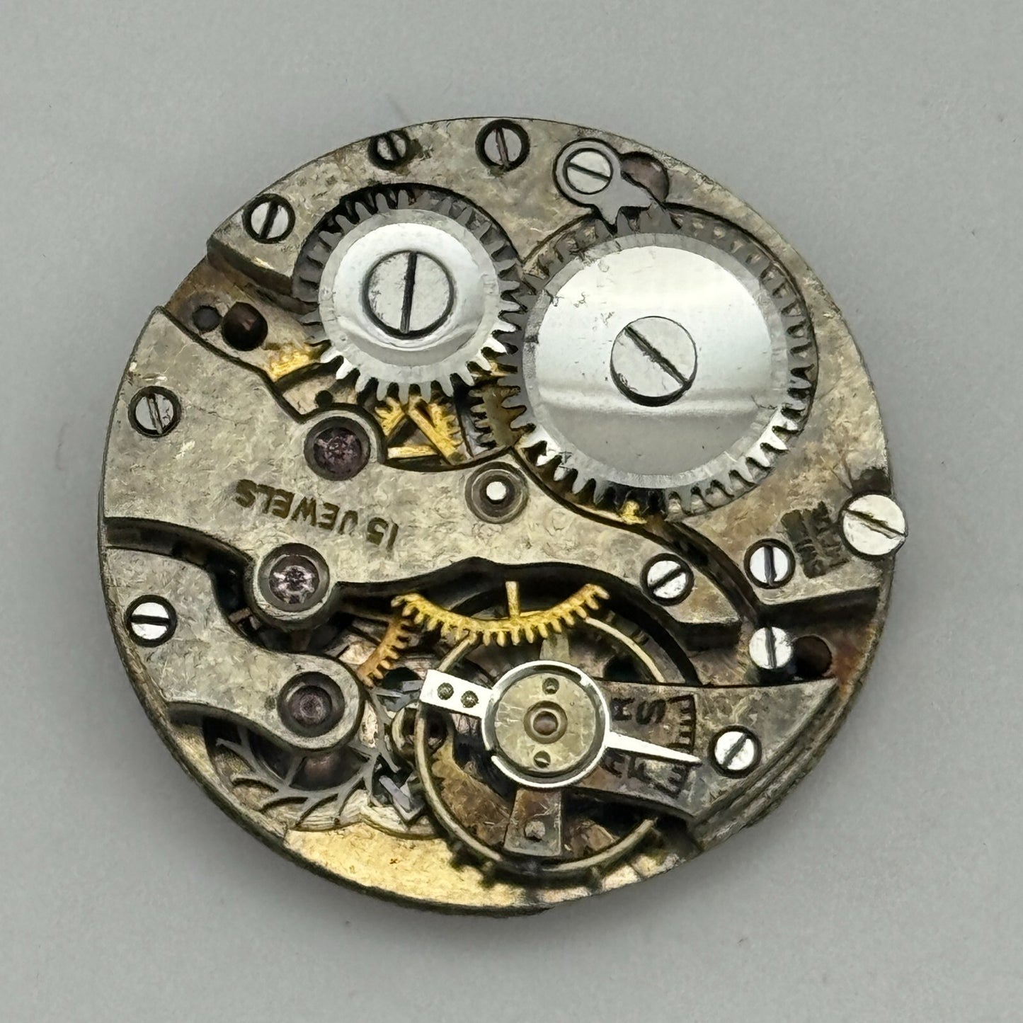 23.7mm 15 Jewels Swiss Trench Watch Movement Manual Wind PARTS SPARES