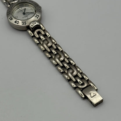 Liz Claiborne Ladies Quartz Watch Silver Tone Bracelet Japan Working 26mm