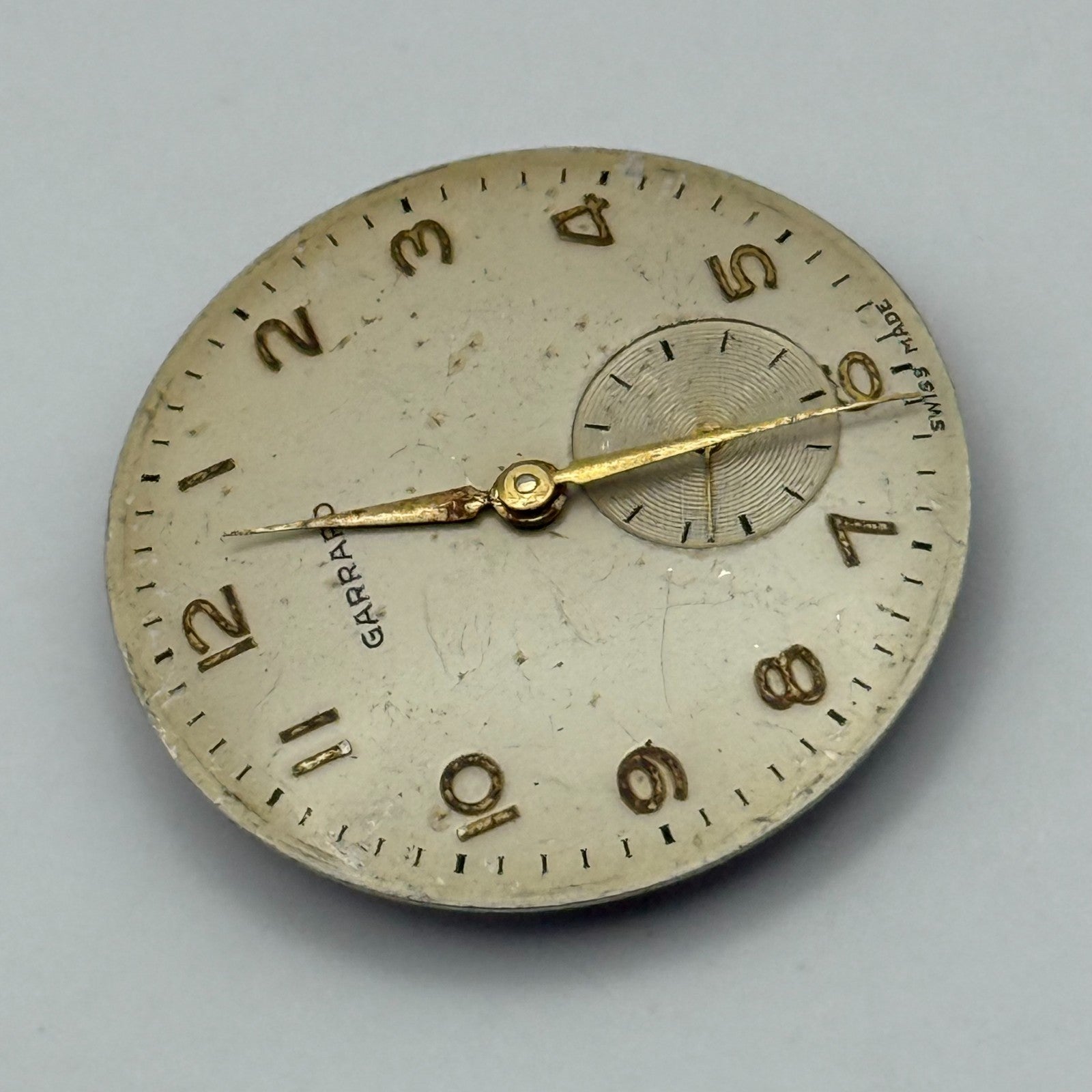 Garrard ETA 900 Watch Movement Manual Wind Vintage Swiss Parts Repair 23.6mm