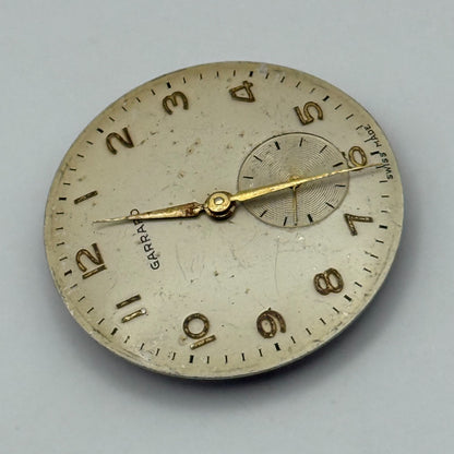 Garrard ETA 900 Watch Movement Manual Wind Vintage Swiss Parts Repair 23.6mm