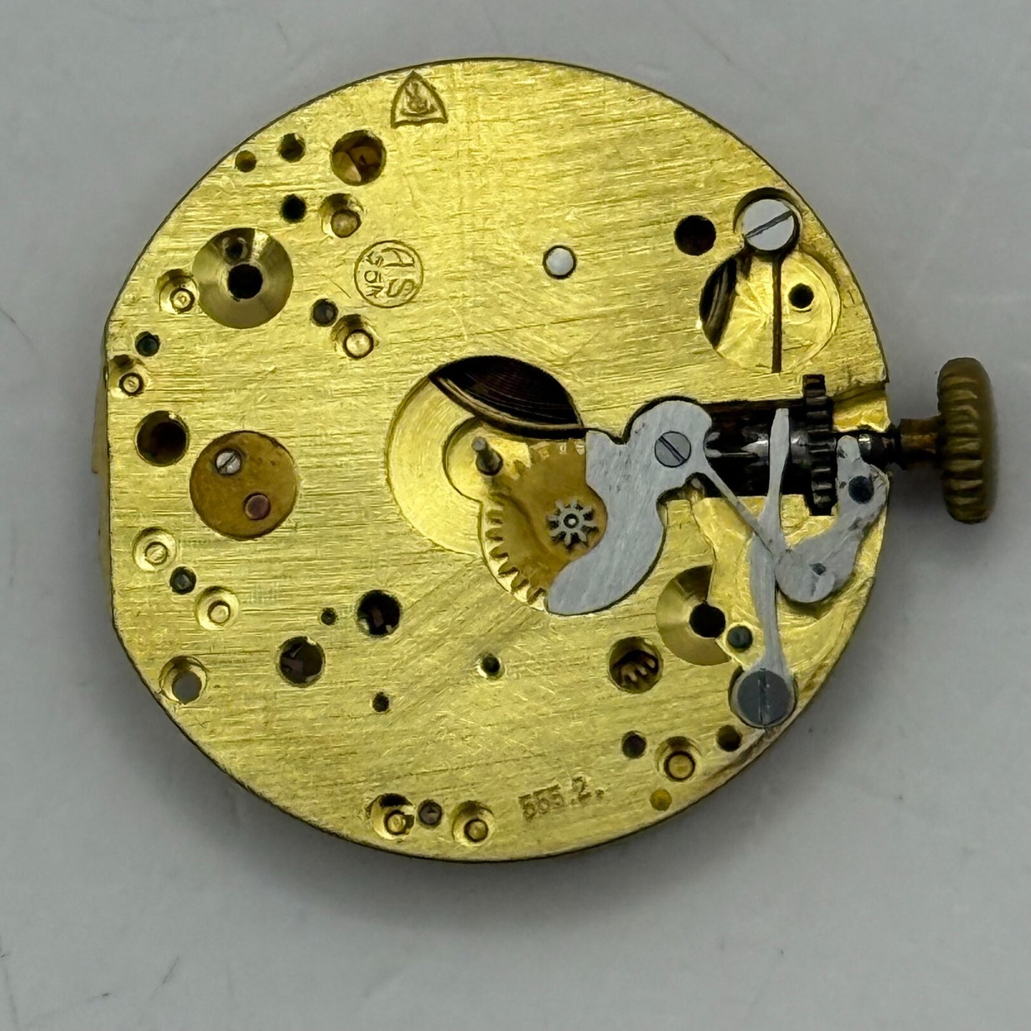 26mm Vintage AS 554 Trench Swiss Manual Wind Watch Movement PARTS REPAIR