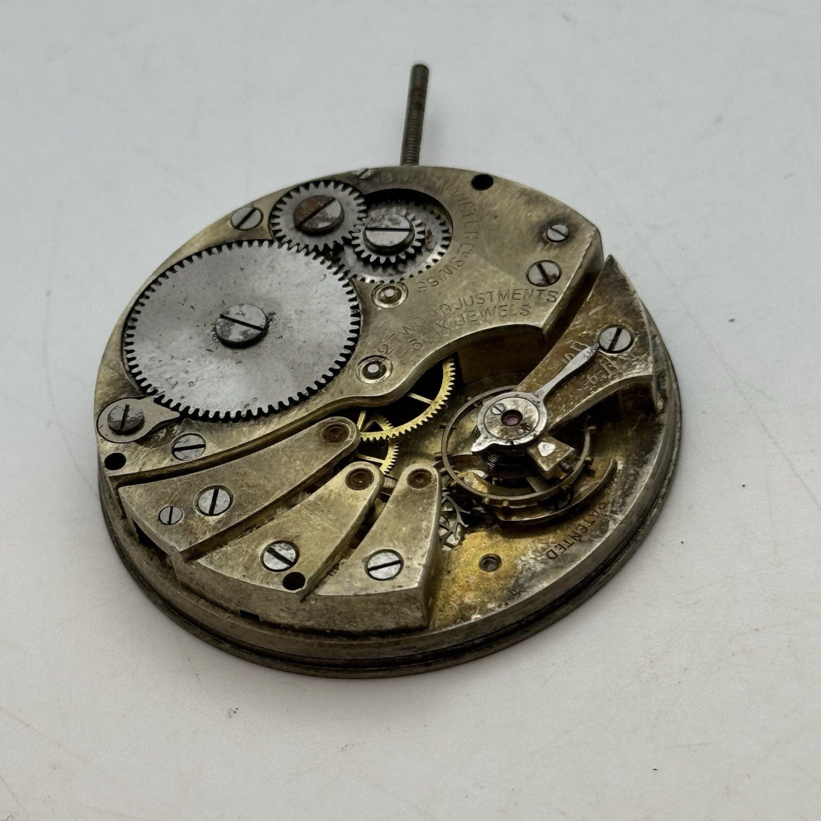 42.7mm Manual Wind Buren Watch Co Higher Grade Pocket Watch Movement FOR PARTS