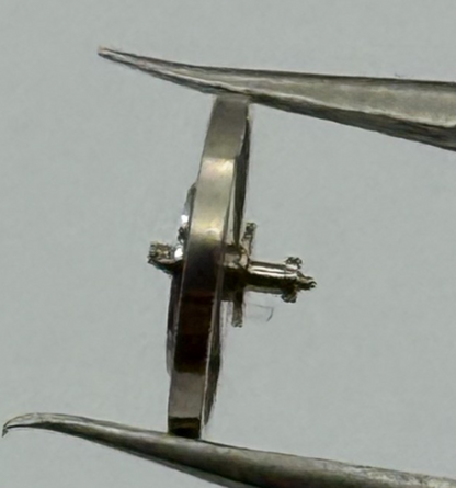 Ebosa 86 87 Balance Wheel Complete And Spring 8¾’’’ 1249 Watch Movement Parts 