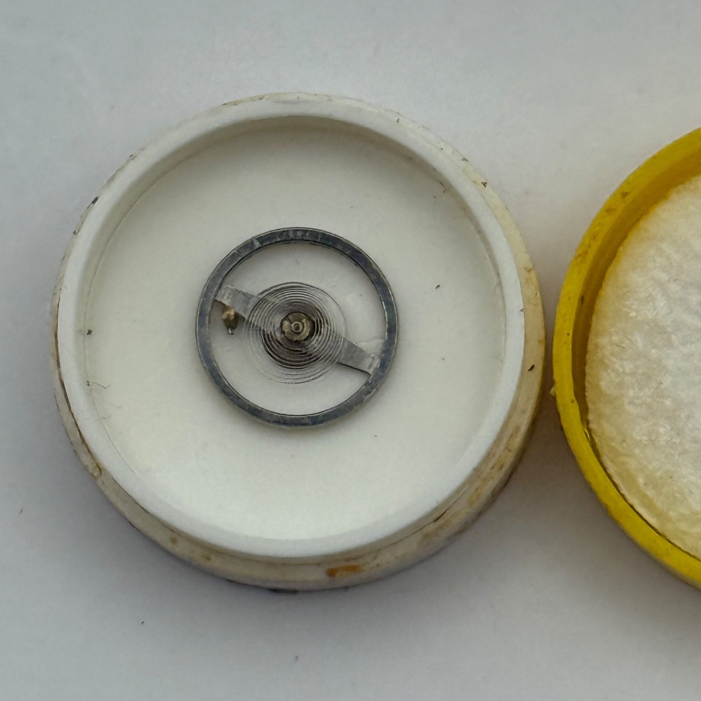 Oris 446 Balance Wheel Complete And Spring 6 3/4 - 8''' Watch Movement Parts 