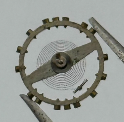 AS 1051 Balance Wheel Complete And Spring  Watch Movement Parts NOS