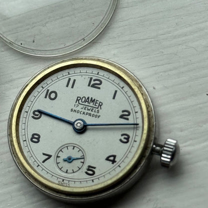 Vintage Roamer Shockproof Watch Brevete 215999 180459 Sub Secs Watch To Restore