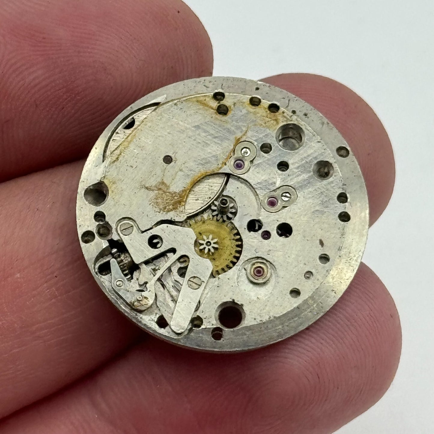 25.8mm Yeoman Mens HB Hermann Becker 1161 Manual Wind Watch Movement PARTS SPARE