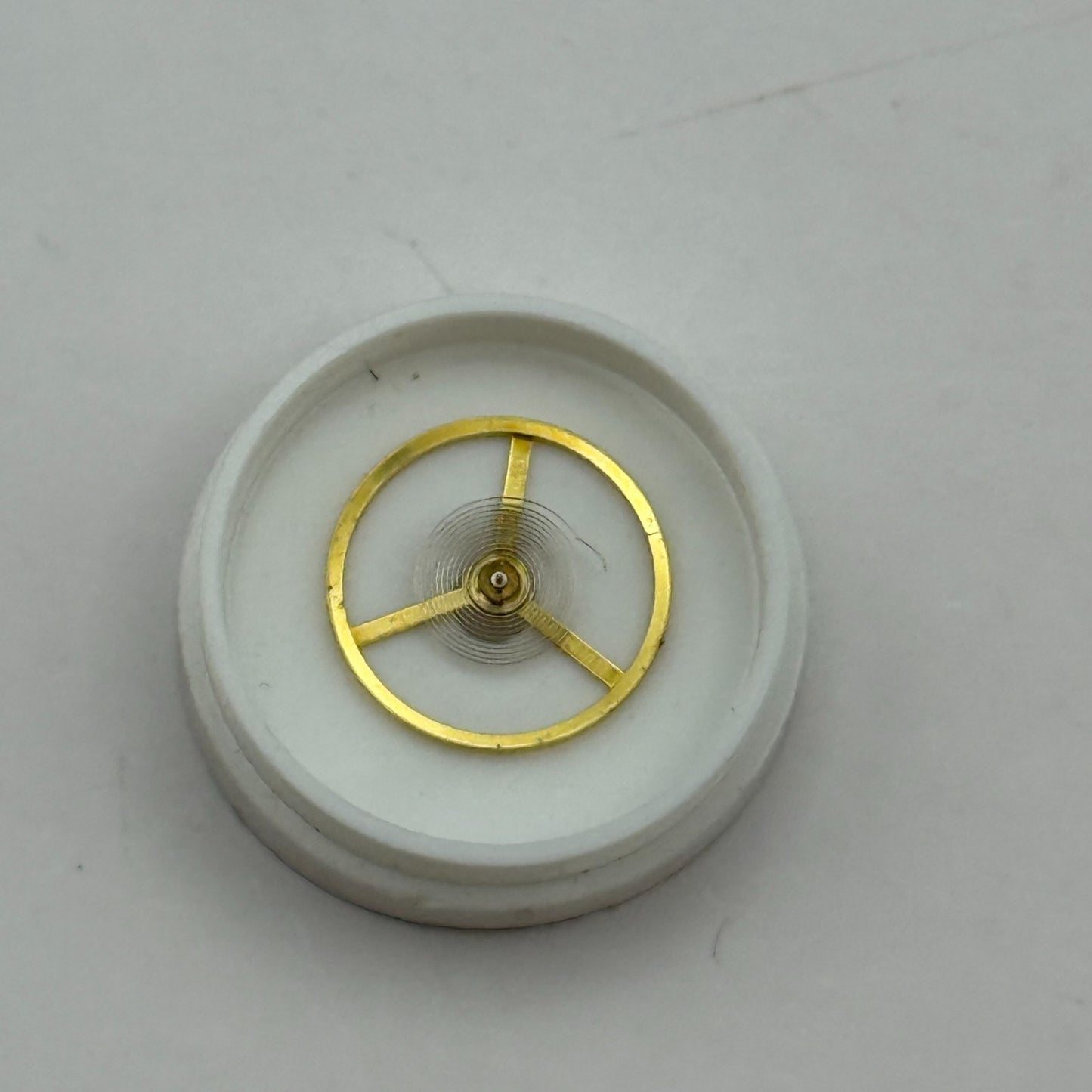 c.603 Balance Wheel Complete And Spring 10 1/2''' Watch Movement Parts NOS