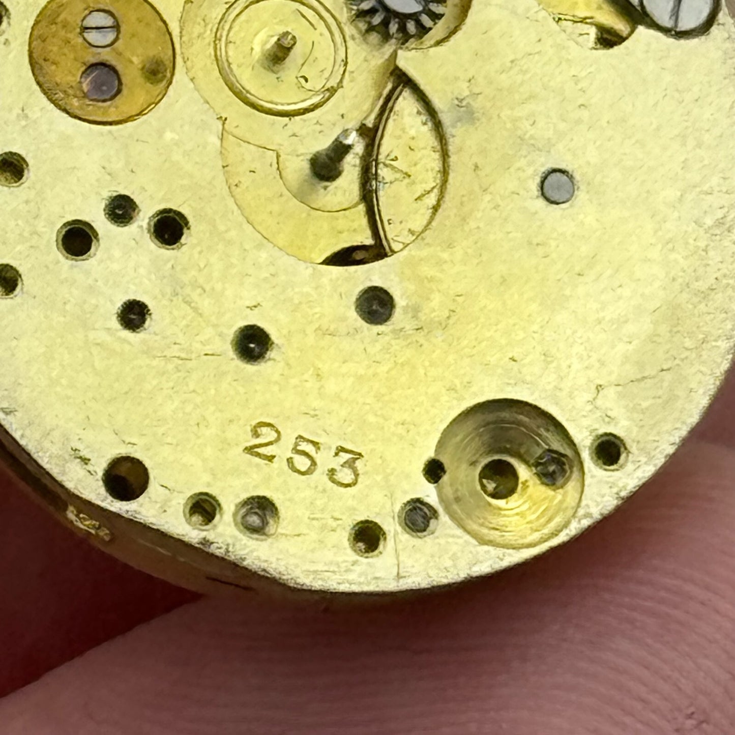 22.6mm High Grade Stauffer S S & Co 253 Swiss Watch Movement Vintage PARTS SPARE