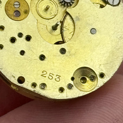 22.6mm High Grade Stauffer S S & Co 253 Swiss Watch Movement Vintage PARTS SPARE