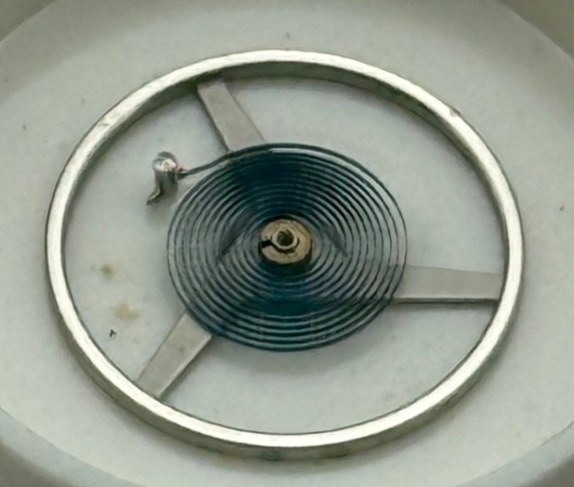 Peseux 220 Balance Wheel Complete And Spring 8 3/4''' 282 M Watch Movement Parts