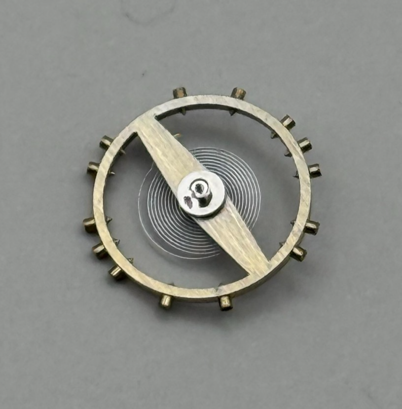 FHF 23 Balance Wheel Complete And Spring Inca 345 M Watch Movement Parts NOS