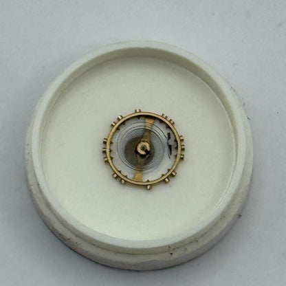 FHF 159 Balance Wheel Complete And Spring 3–10’’’ 190 M Watch Movement Parts NOS