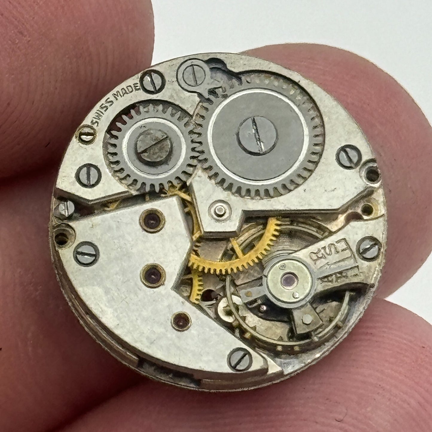 19.7mm FHF 61 Balance Ok Manual Wind Watch Movement Swiss Vintage PARTS SPARES