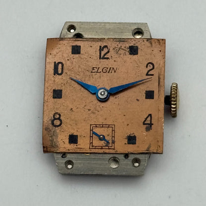 1939 Vintage 15/0s Elgin 536 Model 1 American Watch Movement PARTS REPAIR