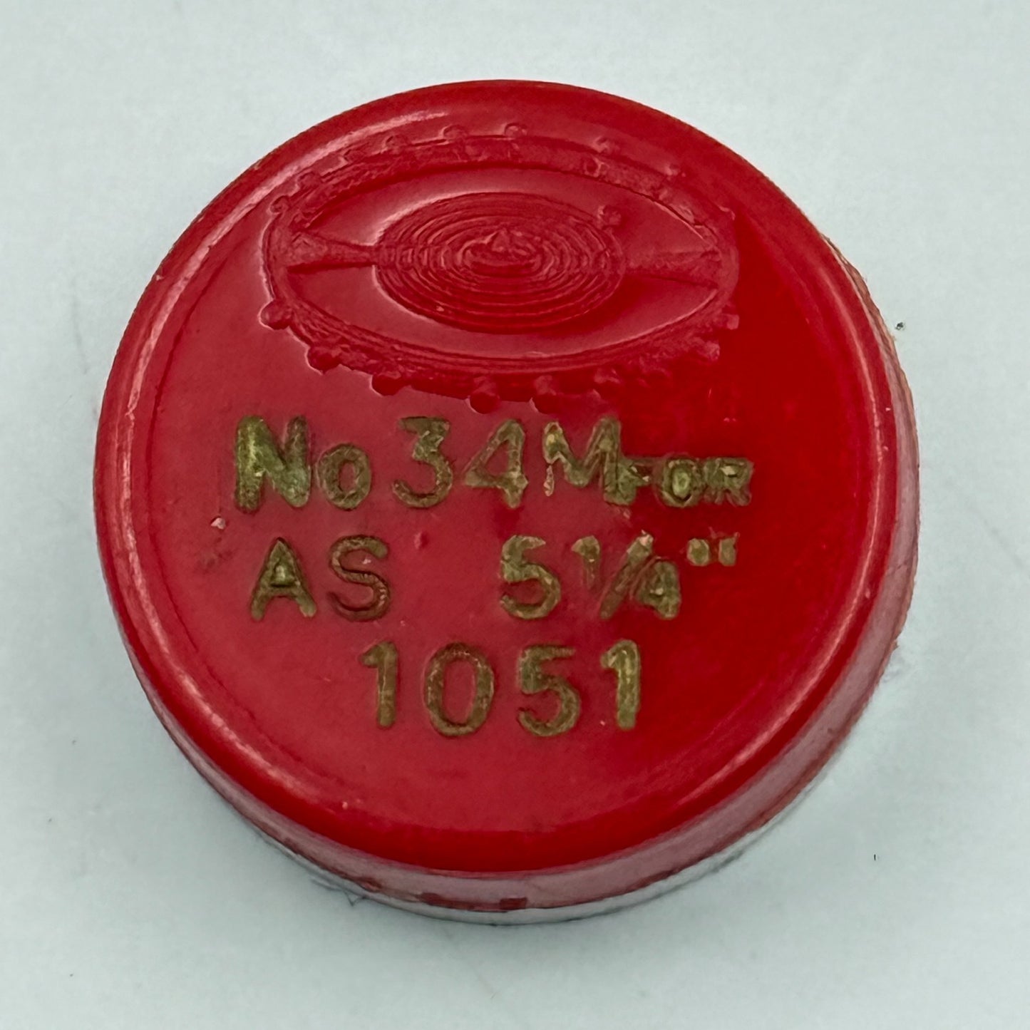 AS 1051 Balance Wheel Complete And Spring 5¼’’’ 34 M Watch Movement Parts NOS