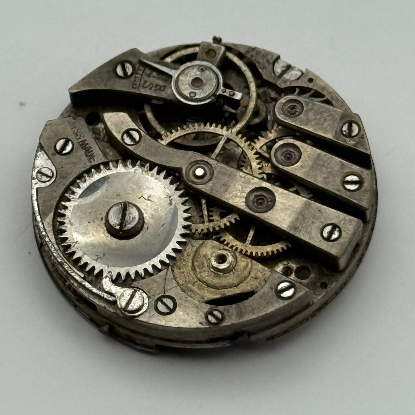 AS A Schild Swiss Watch Movement Manual Wind Vintage Parts Repair Spares 24.7mm