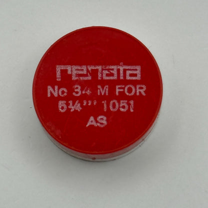 AS 1051 Balance Wheel Complete And Spring 5 1/4’’’ 34 M Watch Movement Parts NOS