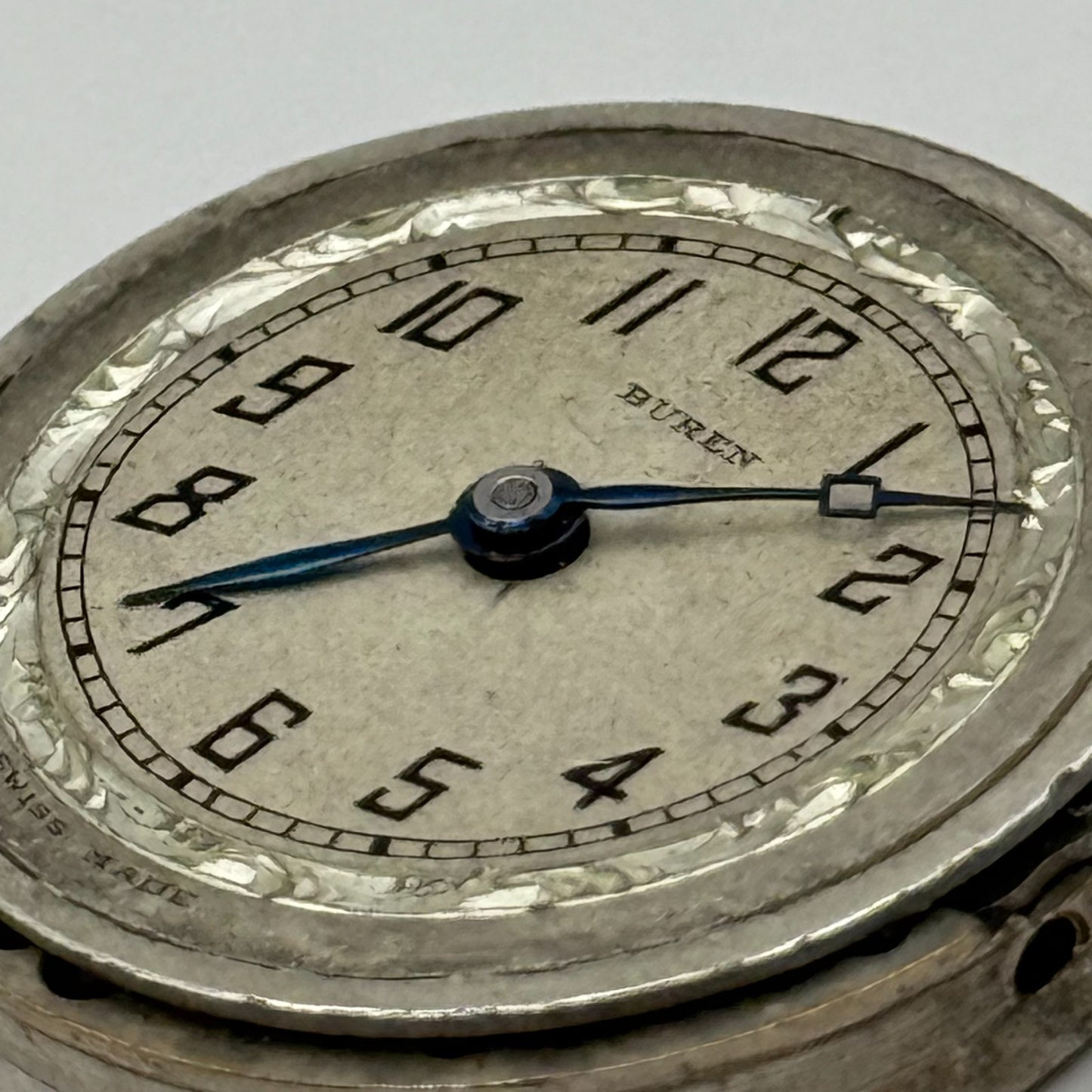 Buren Grand Prix 48 237 Watch Movement Manual Wind Vintage Parts Repair 23.6mm