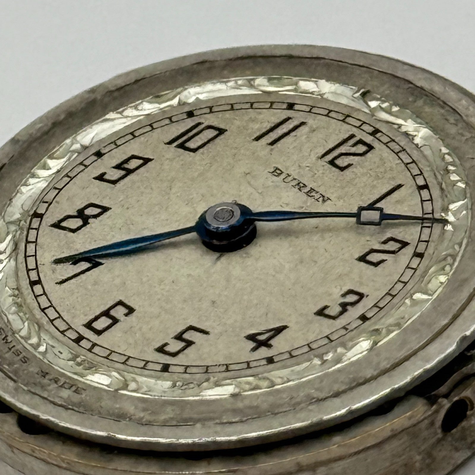 Buren Grand Prix 48 237 Watch Movement Manual Wind Vintage Parts Repair 23.6mm