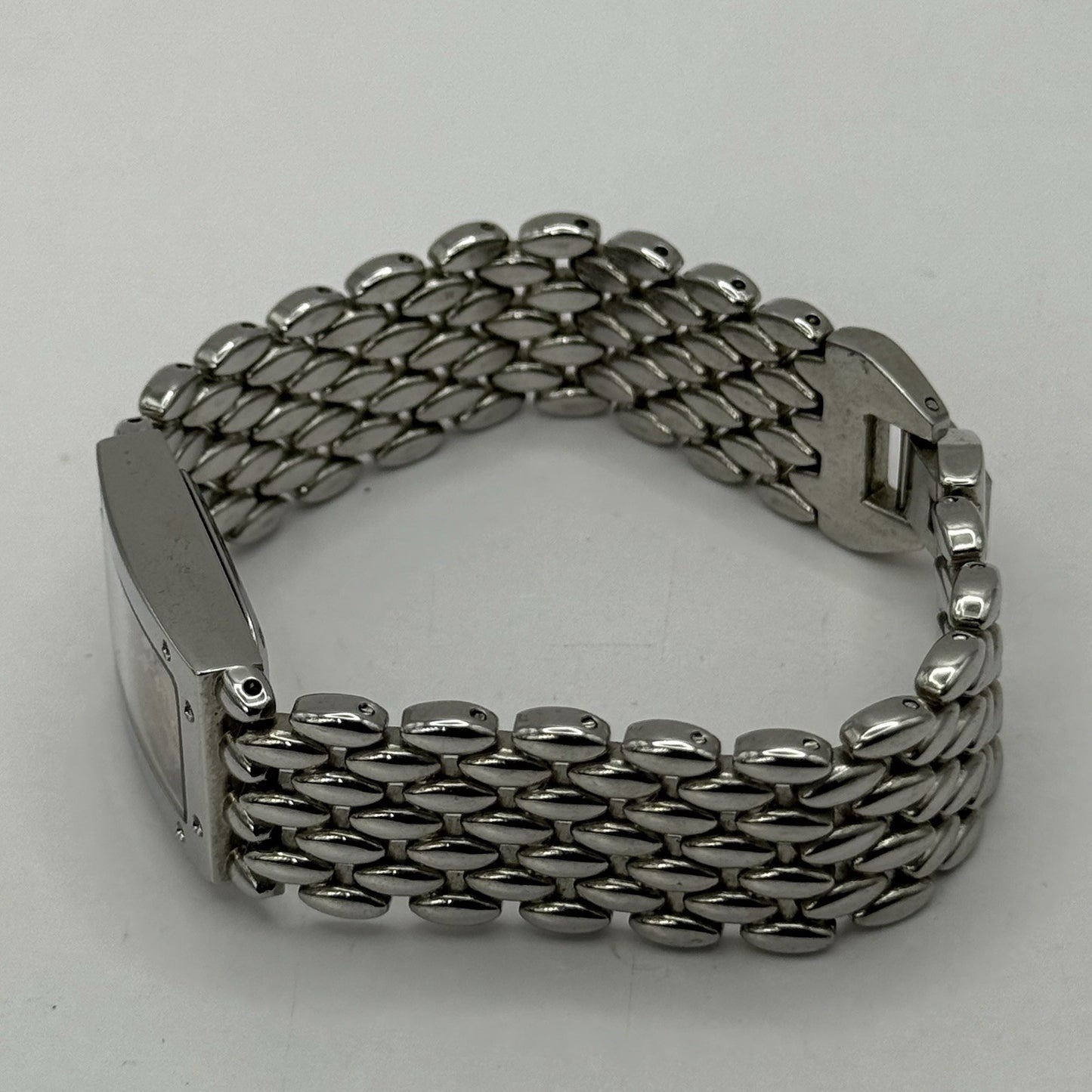 19mm Working Ladies Censi Collection Silver Tone Japan Quartz Watch 6.75 Inches