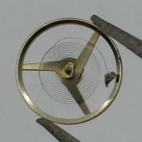 ST 69-21 Balance Wheel Complete And Spring 1509 M Watch Movement Parts 
