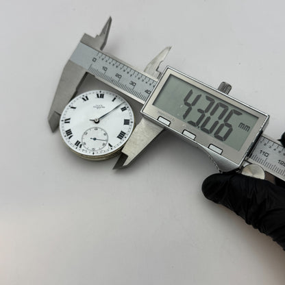 High Grade Vertex Pocket Watch Movement Hunter Jays Essex Parts 43mm