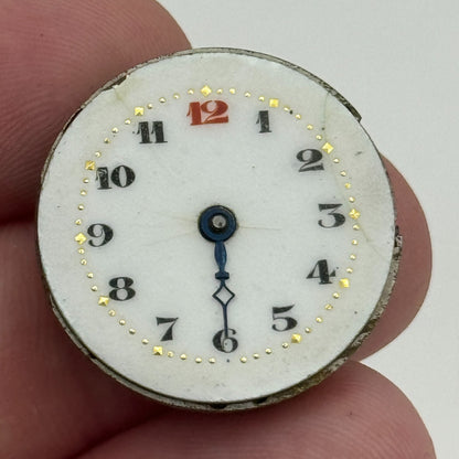 23.7mm 15 Jewels Swiss Trench Watch Movement Manual Wind PARTS SPARES