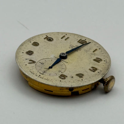 Smiths De Luxe 15 Jewels Shockproof Watch Movement Manual Wind Parts 26.8mm