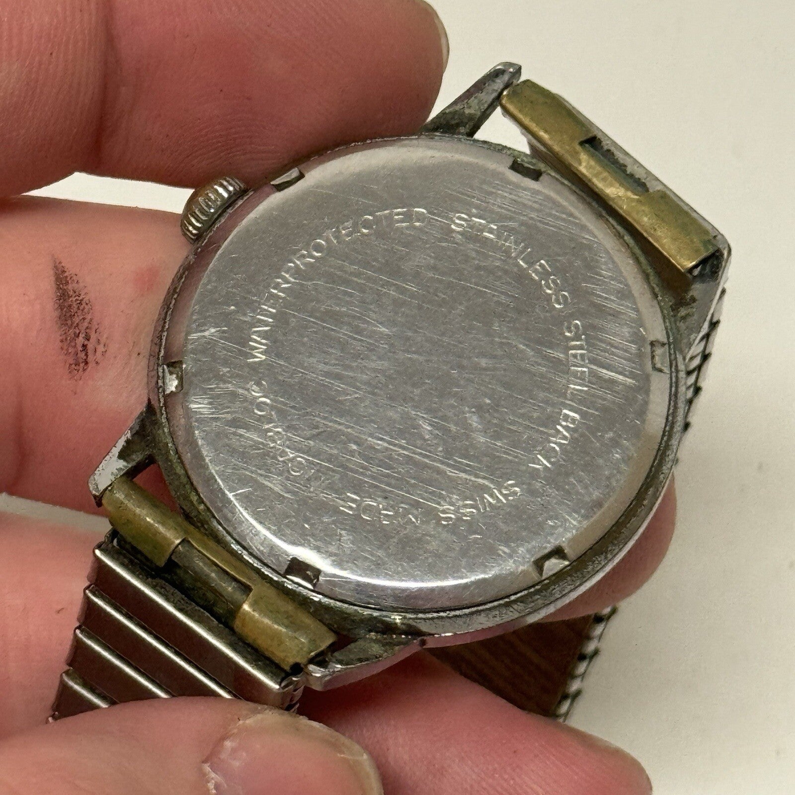 33mm WORKING Vintage Le Cheminant Manual Wind FHF ST 96 Wristwatch To Restore