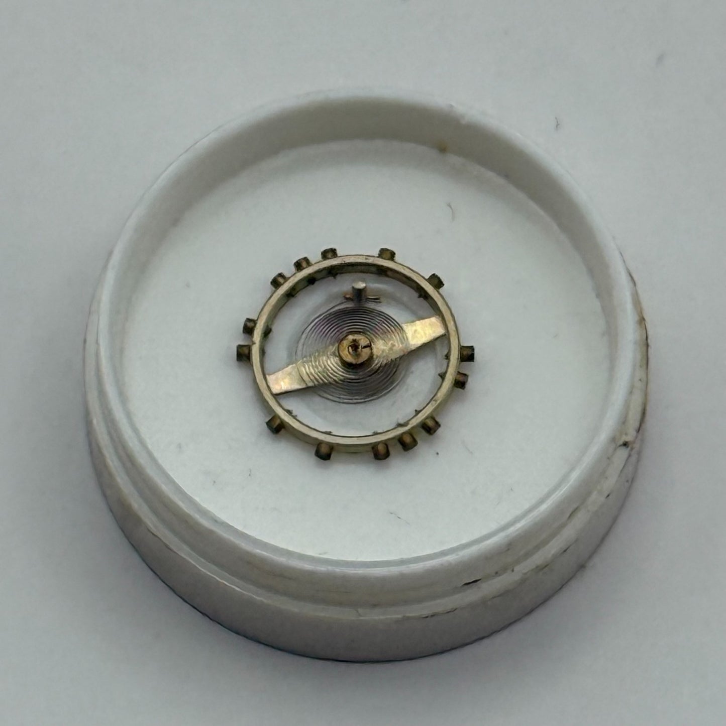 FEF 270 Balance Wheel Complete And Spring 5 1/4’’’ 173 M Watch Movement Parts 
