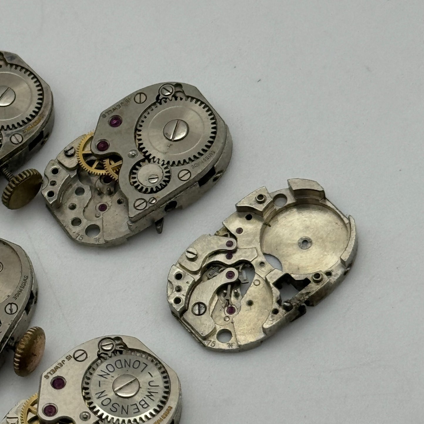 12.8mm 5 x FHF 75 Ladies Manual Wind Watch Movement Swiss Vintage PARTS SPARES