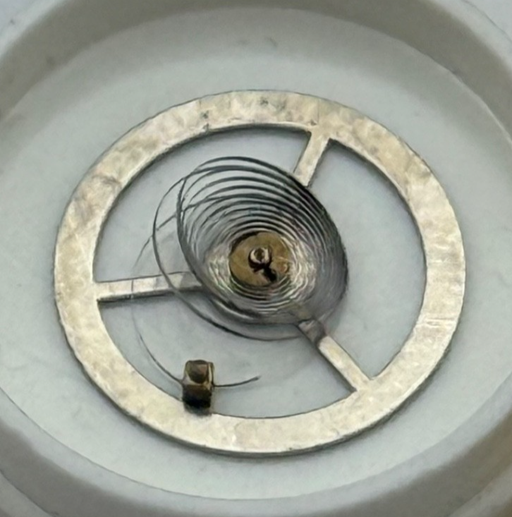 EB 8800 Balance Wheel Complete And Spring 12''' 1309 Watch Movement Parts NOS