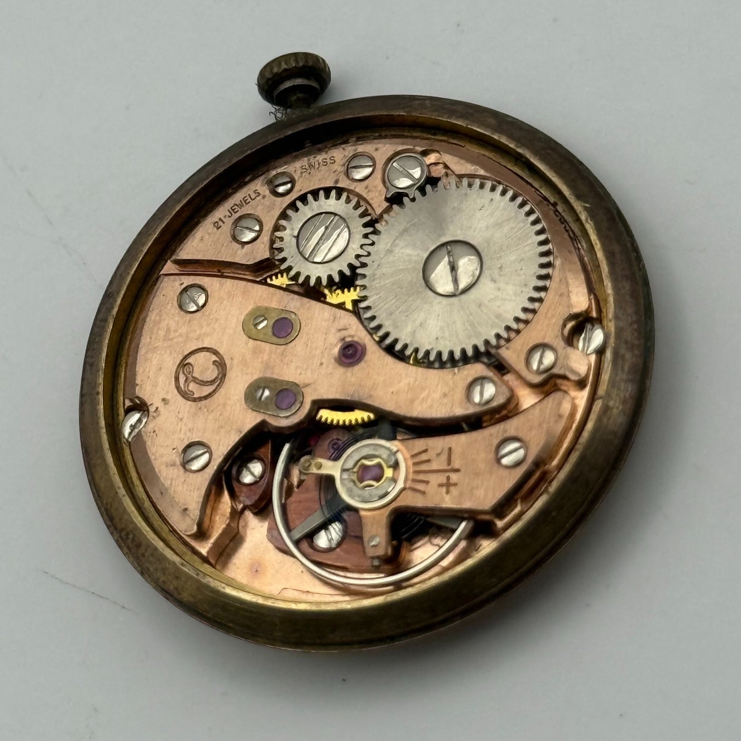 FHF 72 Watch Movement Excalibur Manual Wind Vintage Swiss Parts Repair 31mm